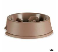 Mascow Ciotola Ad Alimentazione Lenta Per Animali Domestici Beige Plastica (27 X