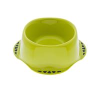 Ciotola alta in plastica modello Maya con gommini antiscivolo per cani e gatti F