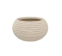 Ciotola Bali Ciocord Vaso Portavaso effetto corda 40x21 in resina vari colori (corda)