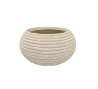 Ciotola Bali Ciocord Vaso Portavaso effetto corda 51xH25 in resina vari colori (corda)