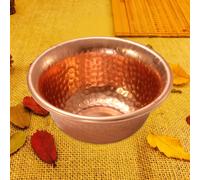 Ciotola Buddista per Offerte D'acqua, Opera D'arte in Rame, Tazza per