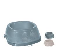 Ciotola Cane Gatto Break 4 Con Piatto New Colors Blu Stefanplast