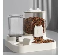 Ciotola Cane Gatto Dispenser Automatico Cibo Fontana Acqua Grande Capacità