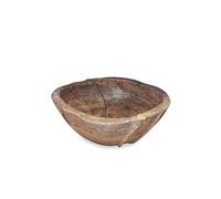Ciotola Centrotavola in Crosta di Onice Naturale Rosso Onyx Table Bowl ø 45cm
