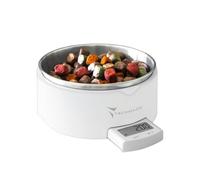 Ciotola Cibo Animali, ciotola per cani e gatti pesa crocchette e alimenti, Ciotola con Bilancia Elettronica per animali