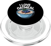 Ciotola con motivo «I Love Oatmeal» e mirtilli PopSockets PopGrip per MagSafe