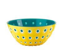 Ciotola contenitore BOWL 3 COLOR TECH Dimensioni 20xh 9 cm -1350 cc Le Murrine , multicolor effetto tricolore Le MURRINE, Giallo-Bianco-Acquamarina multcolor
