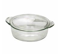 Ciotola + Coperchio Rotondo 1,5l Vetro Cucina Casalinga Cottura Stoviglia Alto