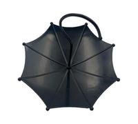 Ciotola da bagno per uccelli, mangiatoia decorativa per ombrelli, 17,5 x 17,5 x 16,5 cm, supporto multifunzionale per cibo, ornamenti da giardino, forniture per l'alimentazione degli animali domestici