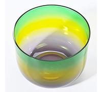 Ciotola Da Canto Da 6 Pollici In Cristallo Di Quarzo Trasparente Color Arcobaleno, Mente Calma, Anima Rilassata, Chakra Del Corpo In Equilibrio, Regolazione Dello Stato Emotivo (Color : 440Hz, Size