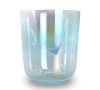 Ciotola Da Canto In Cristallo Di Quarzo Trasparente Da 6 Pollici, Chakra Del Corpo In Equilibrio, Regolazione Dello Stato Emotivo, La Guarigione Del Suono E La Meditazione (Color : Blue, Size : 440H