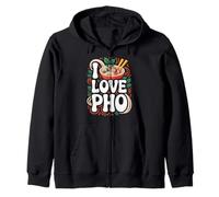 Ciotola da Cucina vietnamita I Love Pho Felpa con Cappuccio