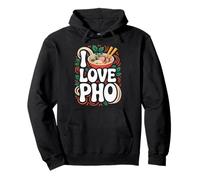 Ciotola da Cucina vietnamita I Love Pho Felpa con Cappuccio