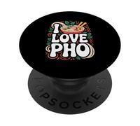 Ciotola da cucina vietnamita I Love Pho PopSockets PopGrip Adesivo
