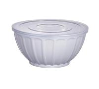Ciotola da porto insalata grande-materiale PP resistente, facile da trafficare, residui di olio minimo-Ideale per insalate, contorni e divertimento-diametro di 28,6 cm, leggero ma robusto-regalo perfe