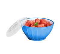 Ciotola da porto insalata grande-materiale PP resistente, facile da trafficare, residui di olio minimo-Ideale per insalate, contorni e divertimento-diametro di 28,6 cm, leggero ma robusto-regalo perfe