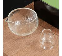 Ciotola da tè Matcha, per la cerimonia del tè, in vetro, porta-frusta fatto