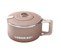 Ciotola da zuppa con coperchio Ramen Noodle Bowl Instant Noodle Bowl Ramen Cooker Zuppa Tazza con manico in acciaio inox giapponese Ramen Bowl con manico