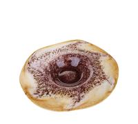 Ciotola Decorativa Ø 40 cm in Vetro Giallo Malva