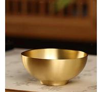 Ciotola decorativa in ottone per offerte d'acqua, per uso in tempio,
