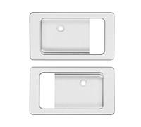 Ciotola della Maniglia della Porta Interna, 2 Pezzi Ciotola della Maniglia della Porta Interna Tirare la Sostituzione della Lega di Alluminio Adatta per Defender 2004-2018