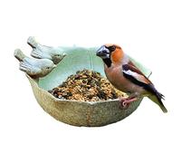 Ciotola di alimentazione in ceramica | Decorazioni da giardino esterne robuste | Ciotola da bagno per uccelli per il giardino, frutta mangiatore di uccelli ciotola per il bagno ' per