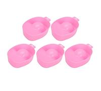 Ciotola di ammollo per Nail Art, 5 ciotole per rimuovere lo smalto per unghie, vassoio di ammollo per rimozione di gel, manicure spa, strumenti per la cura delle unghie