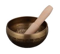 Ciotola di canto, ciotola sonora, 1 Set Ciotola Sonora Cristalli Guarigione Ciotola Campana Tibetana Ciotola di Palma Ciotola Sonora Bagno Ciotole Gong Rilassamento Gong Tibetano Yoga Ciotola di Rame