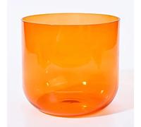 Ciotola Di Cristallo Di Quarzo Arancione, For Alleviare L'anima, Equilibrio Dei Chakra Del Corpo, Yoga, Meditazione, Terapia, Sollievo Dallo Stress, Mente Calma(432Hz,8 Inch F)
