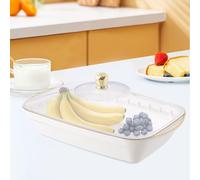 Ciotola di frutta con coperchio cesto di frutta moderno per colazione per il