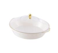 Ciotola di frutta con coperchio vassoio minimo da portata per la colazione