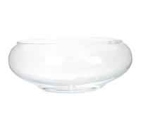 Ciotola di loto, ciotola rotonda per fiori di loto da 6 pollici, ciotola trasparente per ninfee, ciotola decorativa in vetro per fiori, piante grasse, idroponiche, pesci, decorazioni per la casa, ciot