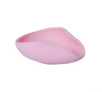 Ciotola di pesata in silicone a prova di fuoriuscite per gli amanti del caffè con presa comoda e stabilità (rosso chiaro)
