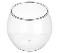 Ciotola di pesce in plastica trasparente piccolo acquario piccola canotta di