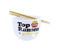 Ciotola Di Ramen In Ceramica Gudetama Sanrio Da 20oz Con Bacchette