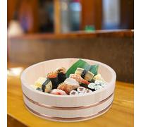 Ciotola di riso per sushi in legno Vaschetta per mescolare riso sushi per