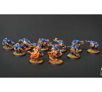 Ciotola di sangue The Dwarf Giants COMMISSIONE dipinto