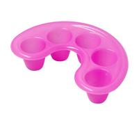 Ciotola ergonomica per unghie soak off per un'efficace immersione delle dita e cura delle unghie pratica manicure cinque fori disegni unghie