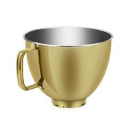 Ciotola for frullatore in acciaio inossidabile frullatori compatibile con KitchenAid Tilt-Head da 4,5-5 QT Accessori Ciotola dorata K45 KSM70 KSM150 Ciotola for frullatore Accessori e accessori