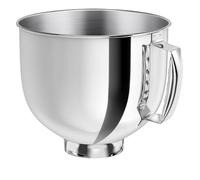 Ciotola For Impastatrice In Acciaio Inossidabile, Compatibile Con Kitchenaid, Impastatrice Verticale Da 4,5-5 QT Con Maniglia