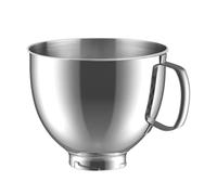 Ciotola for mescolare, compatibile con Kitchenaid, planetaria adatta a ciotole for robot da cucina con testa inclinabile da 4,5 e 5 litri, ciotola in acciaio inossidabile da 5 litri