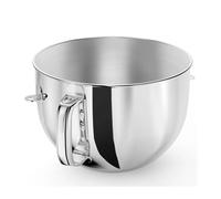 Ciotola For Miscelatore In Acciaio Inossidabile 6QT, Compatibile Con Kitchenaid, Ciotola For Miscelatore Con Testa Inclinabile Con Manico Miscelatori Da Supporto, Forte E Durevole
