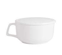 Ciotola for noodles istantanei Ramen con coperchio, grande tazza da caffè, tazza da zuppa, ciotole for zuppa da microonde con manici, for insalata, latte, dessert, fiocchi d'avena