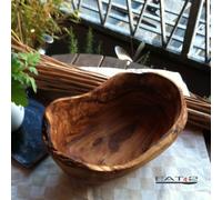 Ciotola Fruttiera Früchteschale Legno D 'ol Ivo Forma Naturale Allungato Groß