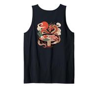 Ciotola giapponese per ramen drago con Kanji Sol Levante (retro artistico) Canotta