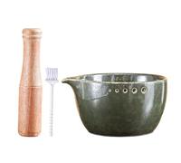 Ciotola Grattugia in ceramica - Accessorio da cucina per macinare e grattugiare i cibi, piatto grattugia per aglio - per cioccolato, formaggio patate agrumi, salse per la casa, campeggio, appartamento