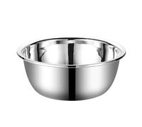 Ciotola in acciaio inossidabile for torta, pane, insalata, frullatore, piatto rotondo for zuppa e riso, utensili da cucina(24cm)