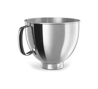 Ciotola in acciaio inossidabile per robot da cucina KitchenAid Classic e Artisan Series da 4,5-5 litri con testa inclinabile, ciotola in acciaio