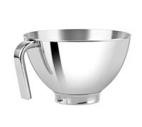 Ciotola in acciaio inox da 3 litri per la miscelazione degli aiuti da cucina, ciotola in acciaio inossidabile compatibile con mixer Kitchenaid da 4,5/5 QT, non compatibile con KitchenAid Artisan Mini