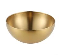 Ciotola in acciaio inox progettata per mescolare e cuocere in cucina, interno e bordi lisci per una comoda maneggevolezza e un uso pratico